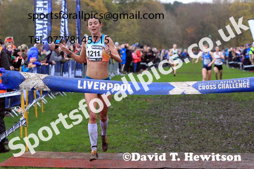 Senior Women and Under-23 Women, 2022 British Athletics Cross Challenge, Sefton Park, Liverpool.  Photo: David T. Hewitson/Sports for All Pics